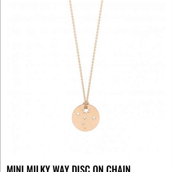 BNWOT Ginette NY Milky Way necklace 18K rose gold - Picture 2 of 5